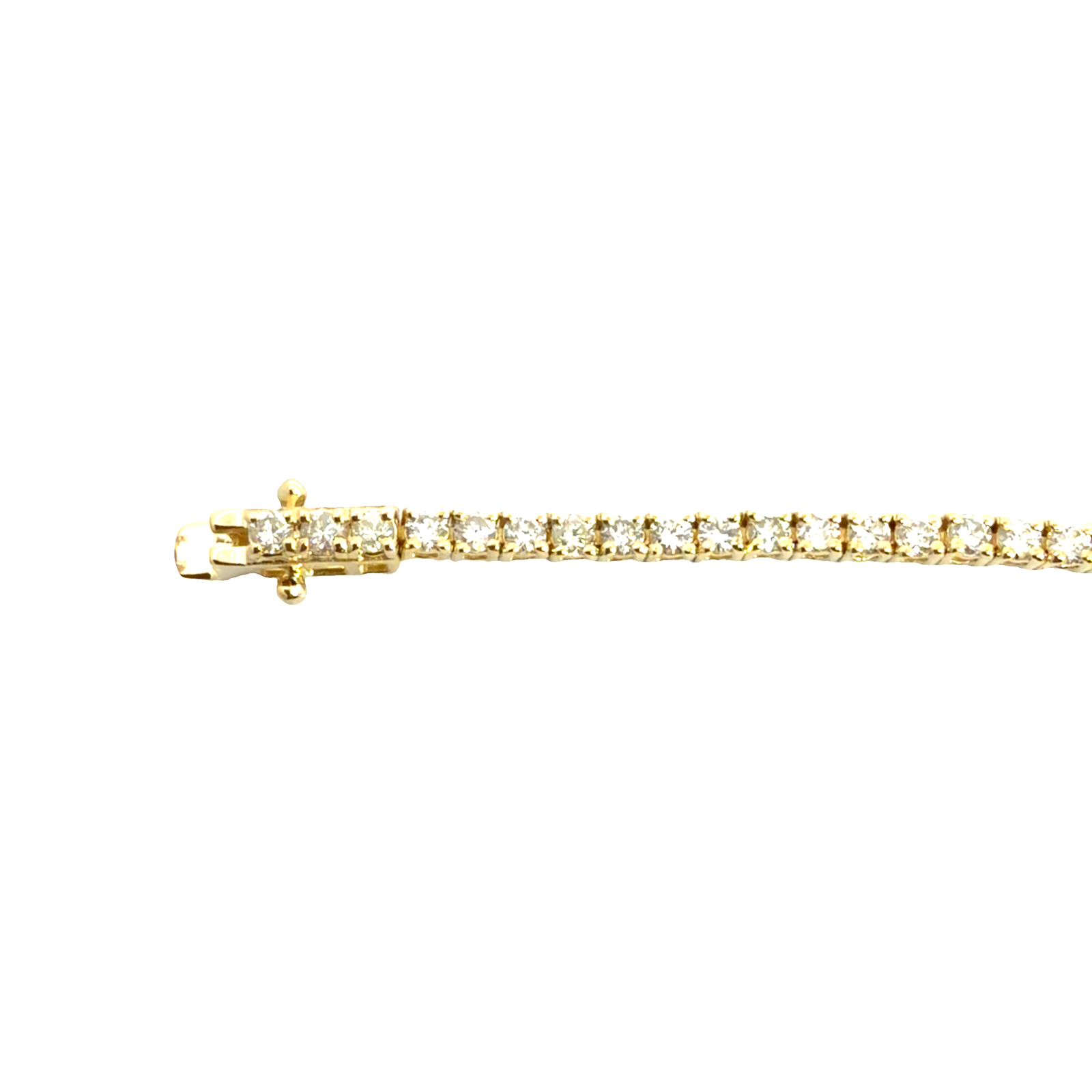 The Jewel Box 14k Yellow Gold Classic 2.76ctw Diamond Tennis Bracelet