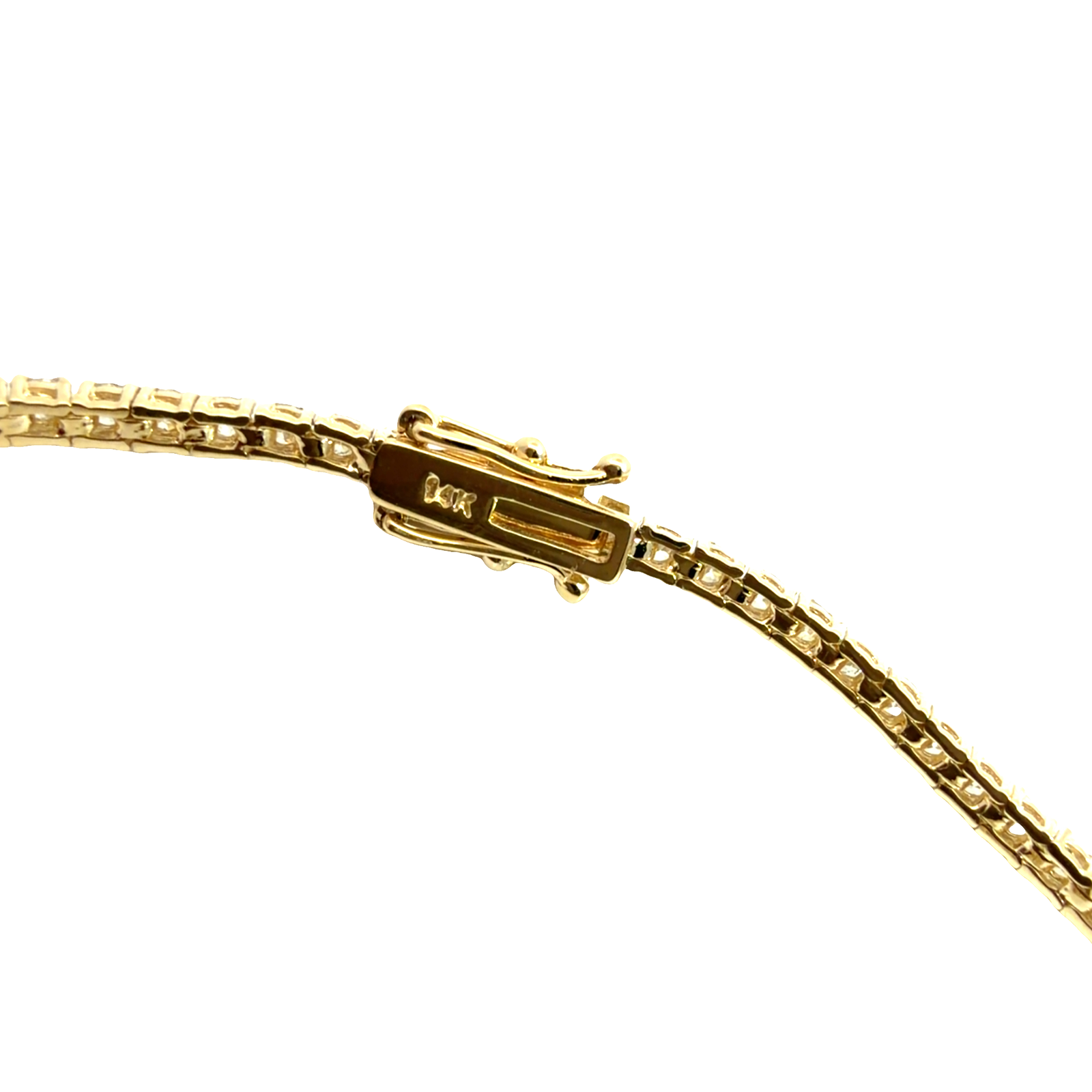 The Jewel Box 14k Yellow Gold Classic 2.76ctw Diamond Tennis Bracelet