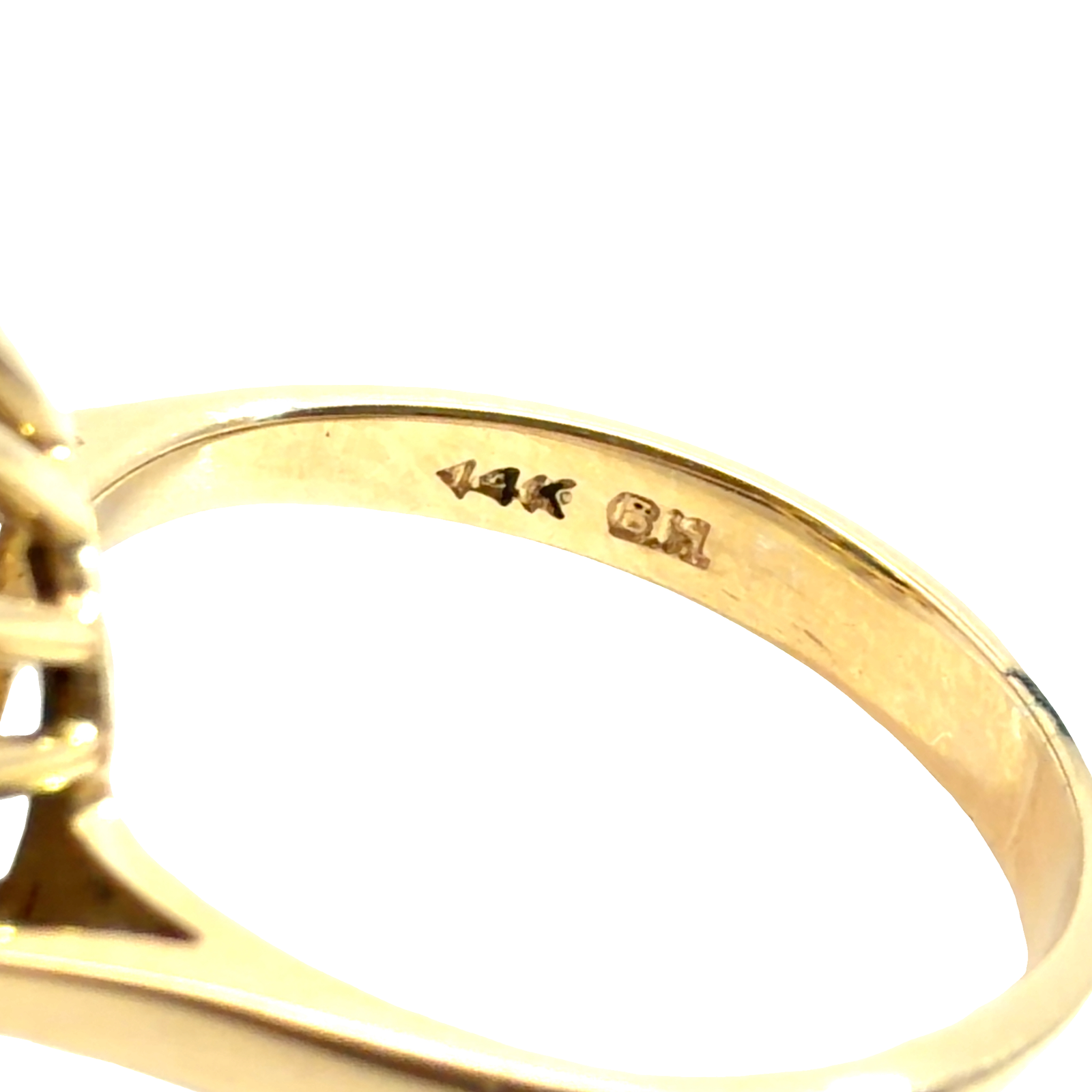 Vintage 14k Yellow Gold 2.04ctw Sapphire and 0.46ctw Diamond Halo Ring