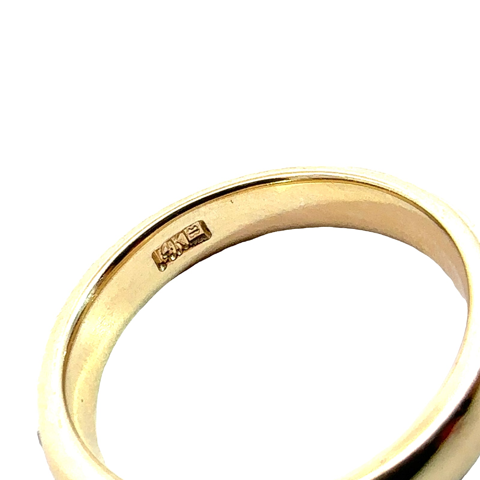 Set of Three Estate 14k Yellow and White Gold 0.85ctw Diamond Rings