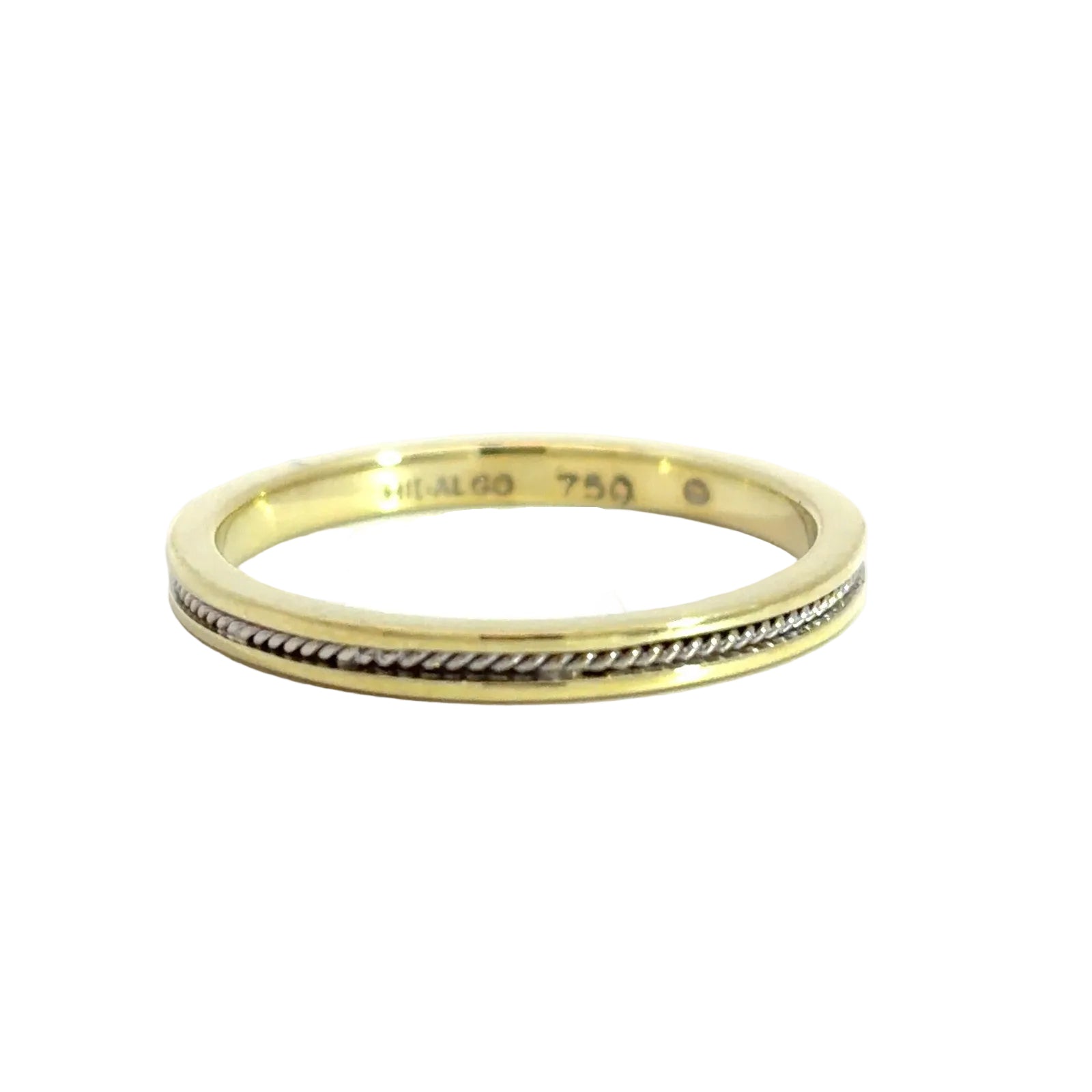 18K Yellow Gold Band Ring0
