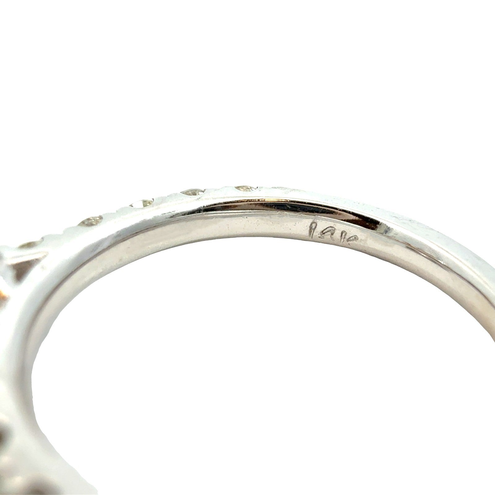 14k White Gold 1.61cttw(1.03tcw) Round Diamond Hidden Halo Engagement Ring 65