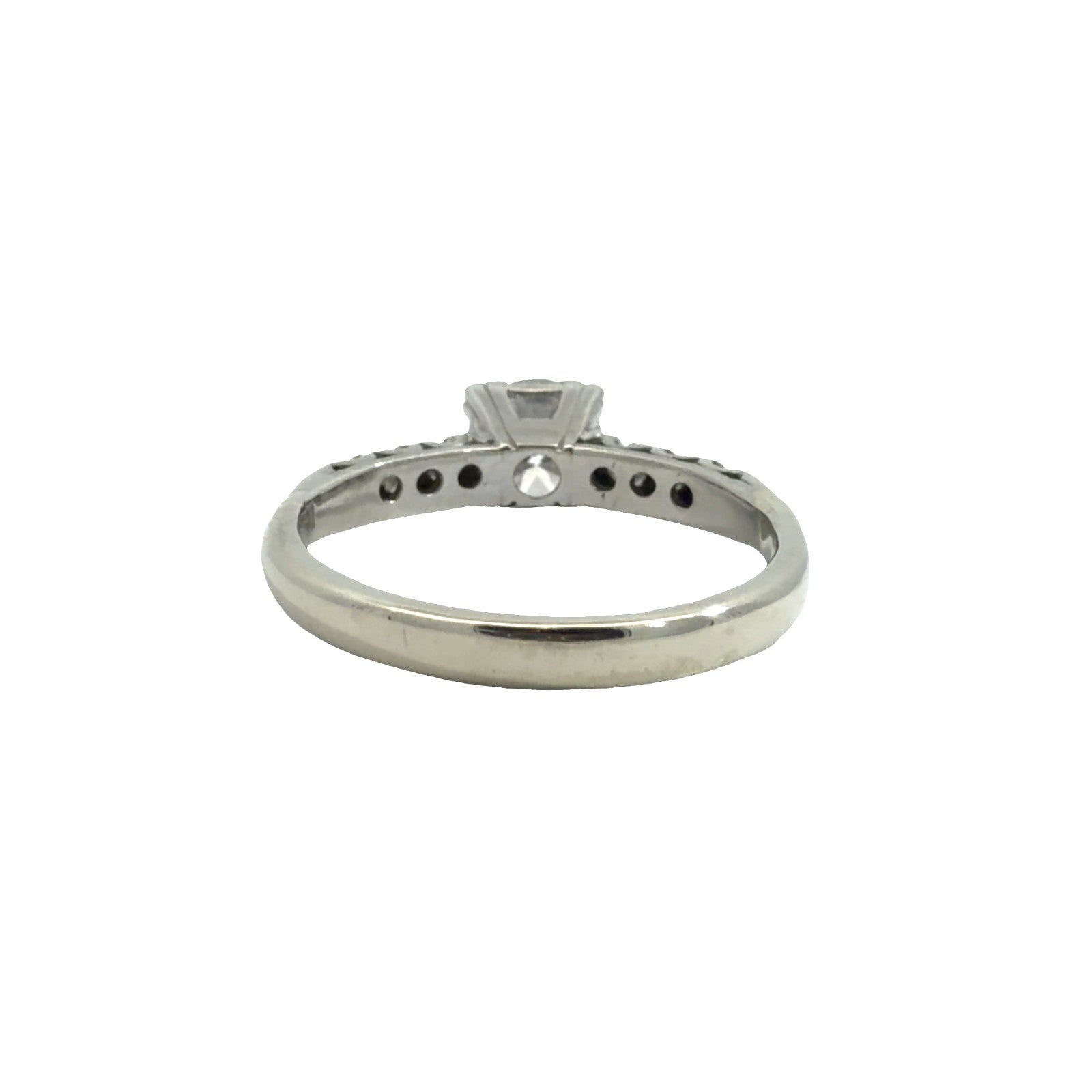 14k White Gold Band & Platinum Engagement Ring with 1.08ctw Diamonds3