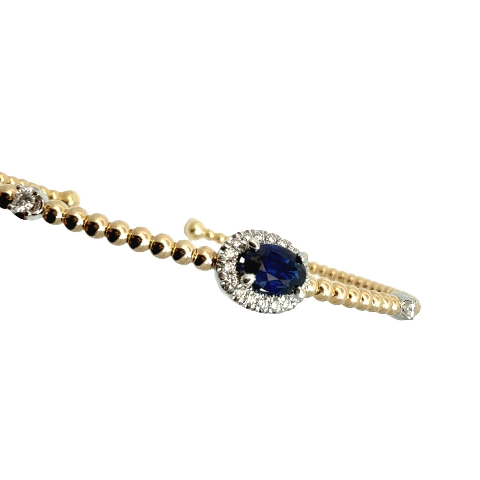 Gabriel & Co. Bujukan 14k Yellow Gold 0.48tcw Sapphire 0.18cttw Diamond Bracelet1