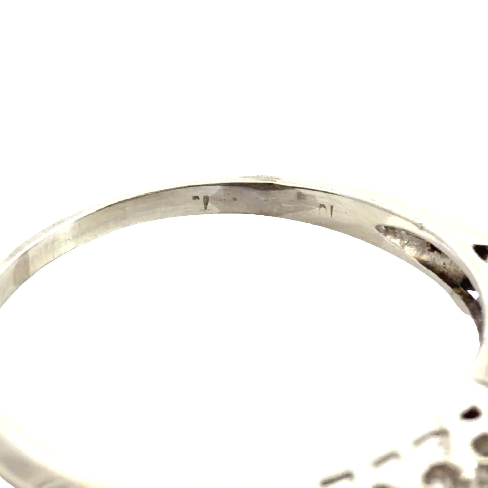 Platinum 0.34cttw Diamond Engagement Ring Size 74