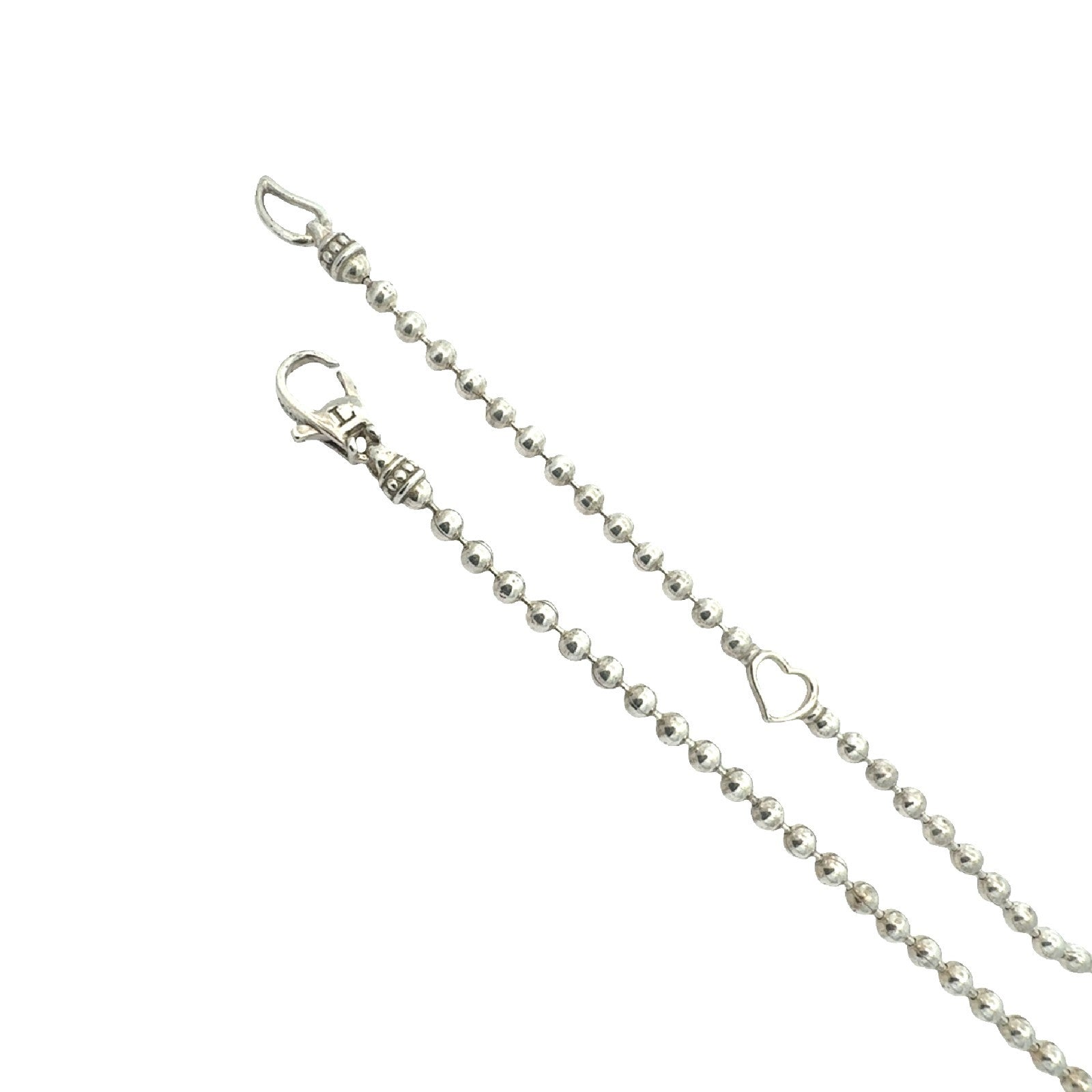 LAGOS Sterling Silver & 18k Yellow Gold Beloved Large Lock Necklace 18"4