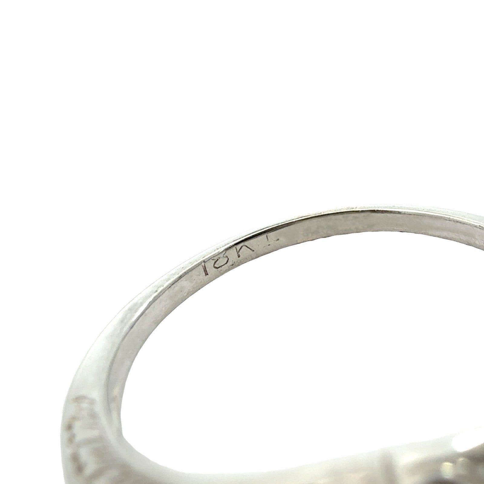 Vintage 18k White Gold 0.77tcw Diamond Solitaire Filigree Engagement Ring7