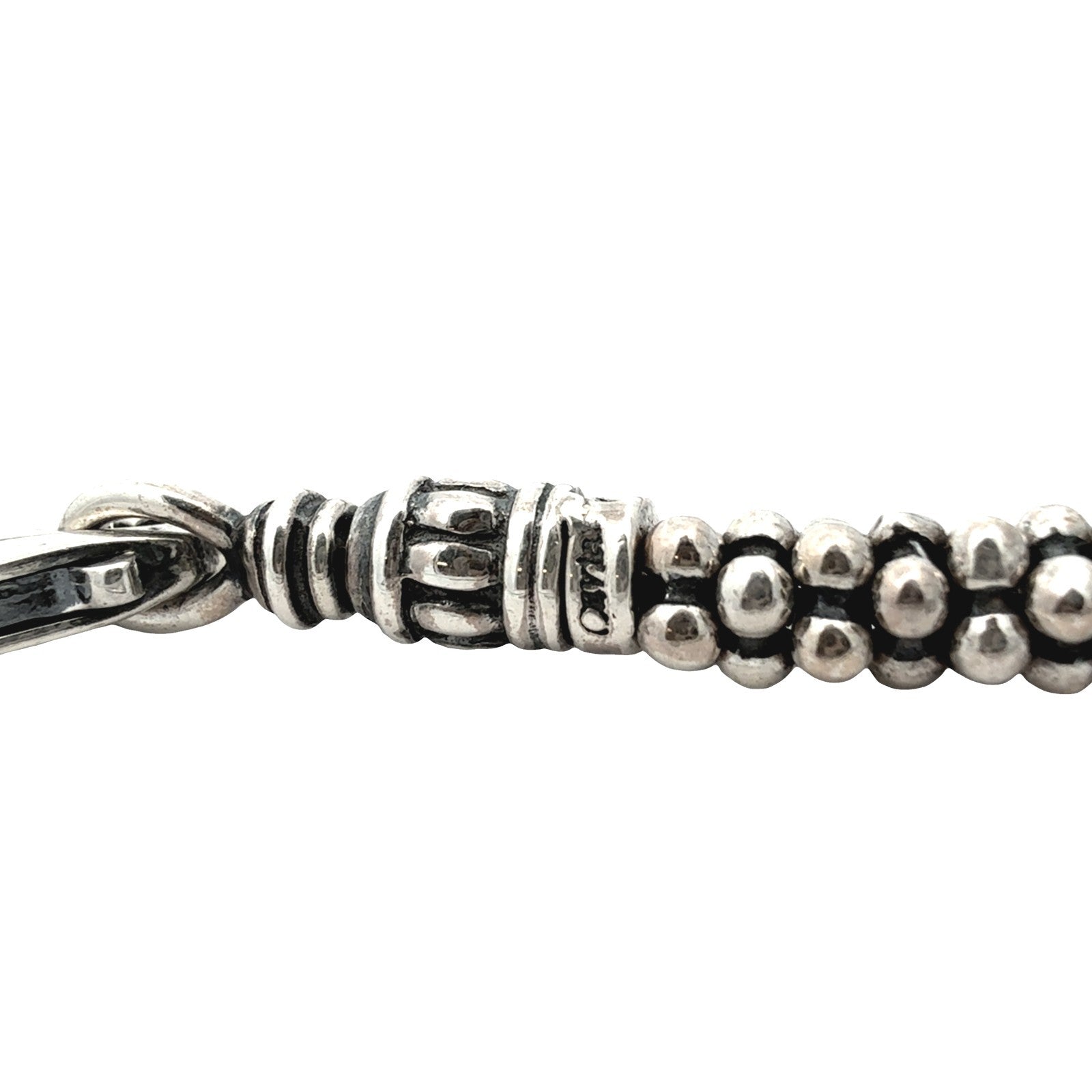 Lagos Sterling Silver Caviar Necklace7