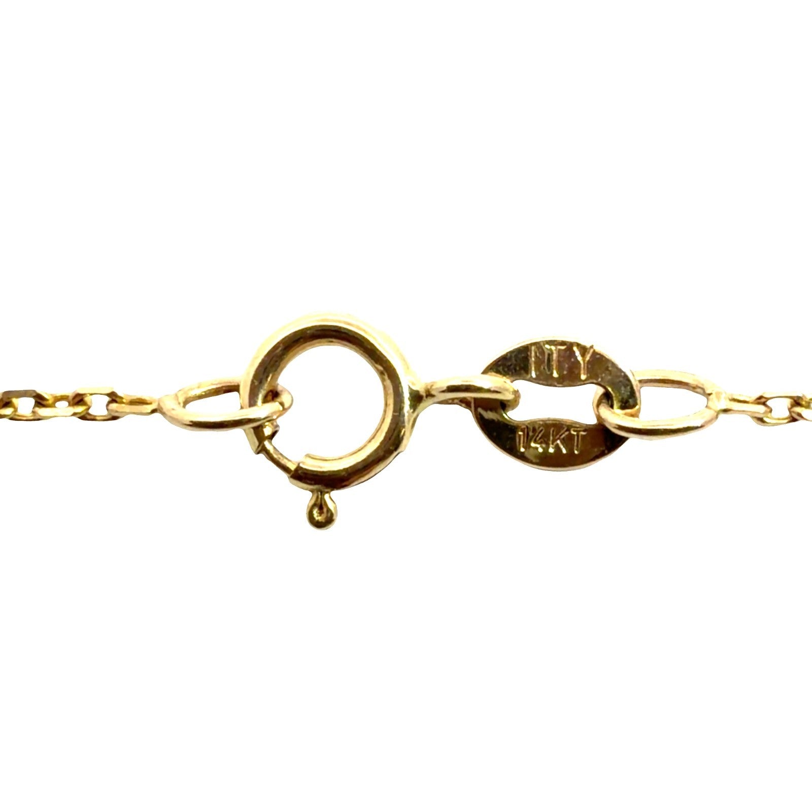 14k Yellow Gold Pendant Necklace with 1.17ctw Citrine and 0.36ctw Diamond4