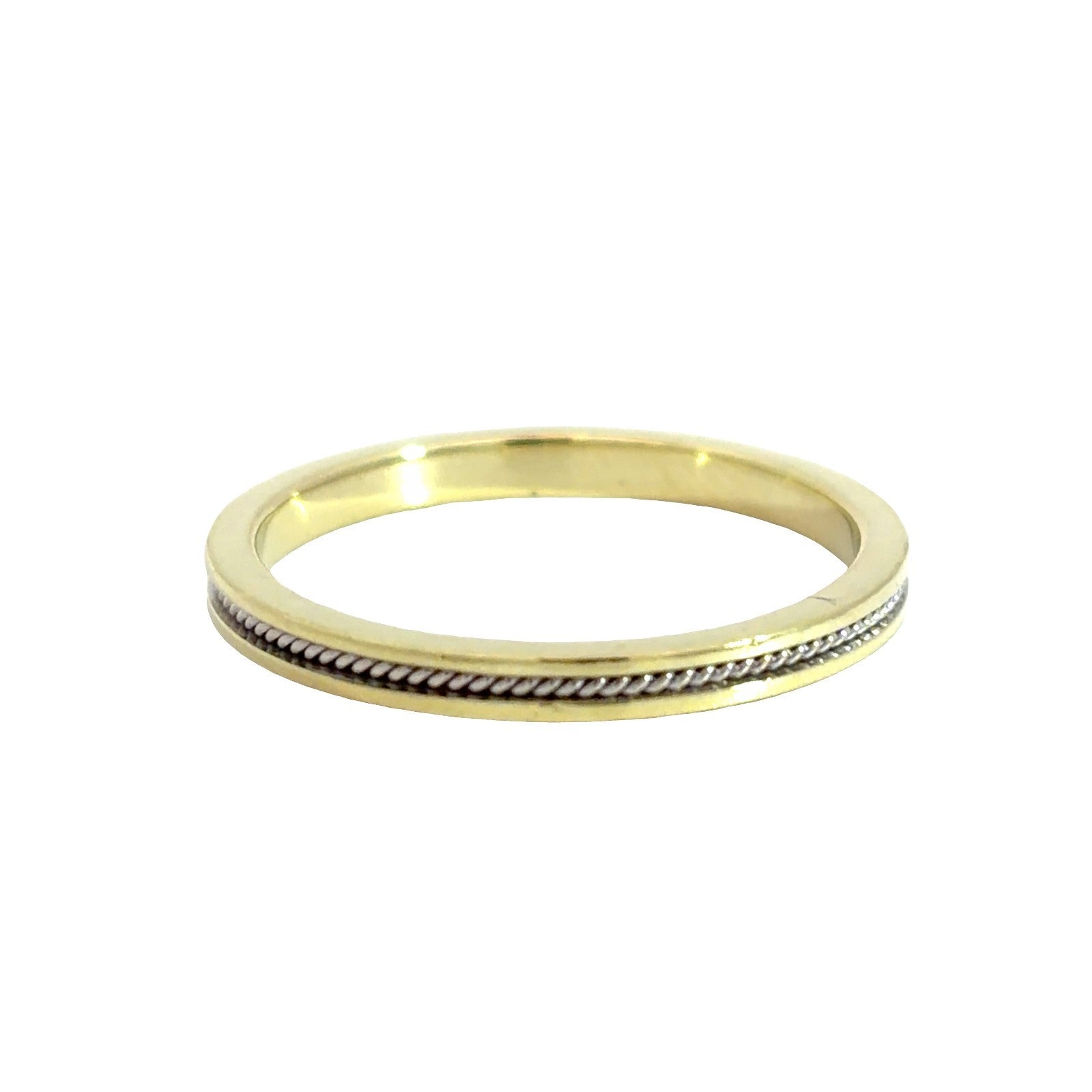 18K Yellow Gold Band Ring2