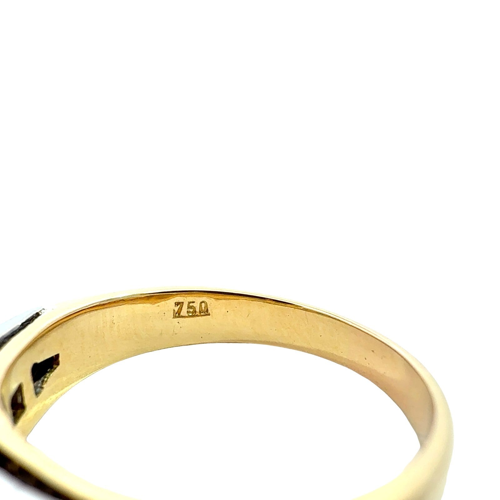 18k Multi-Tone Gold Bezel Set 1.07cttw Diamond Ring6