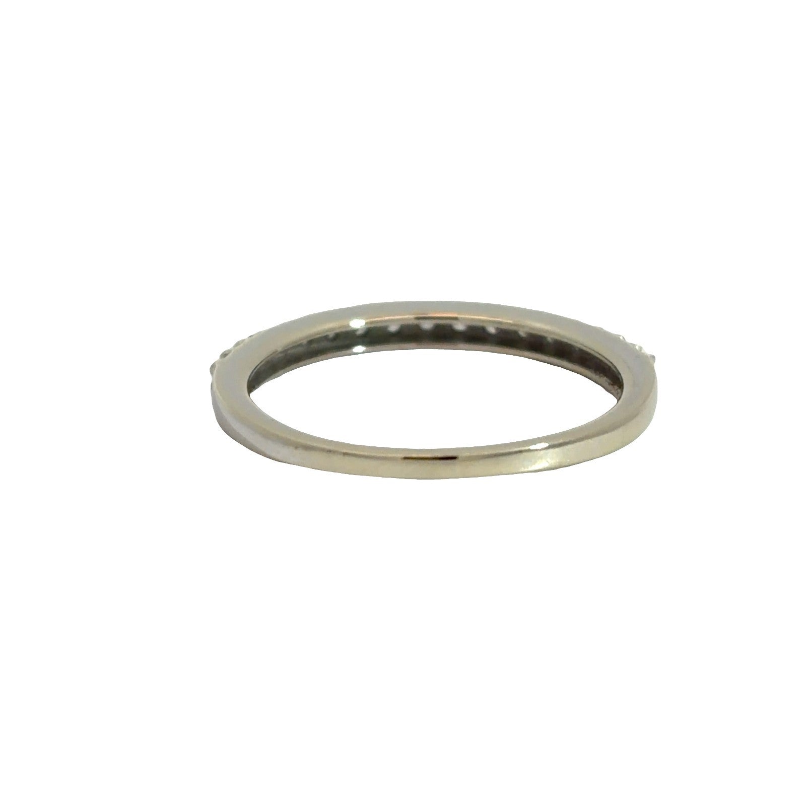 14K White Gold Diamond 0.61ctw Wedding Band Ring3