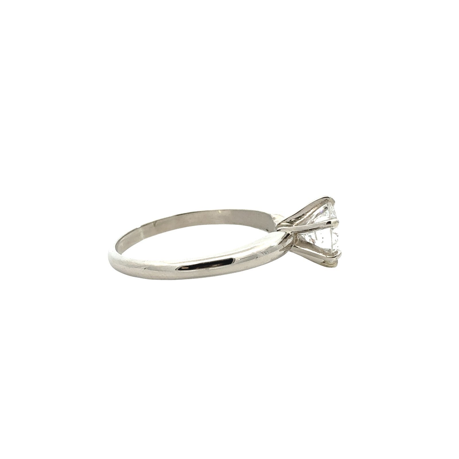 14k White Gold 1.16tcw Diamond Solitaire Engagement Ring3