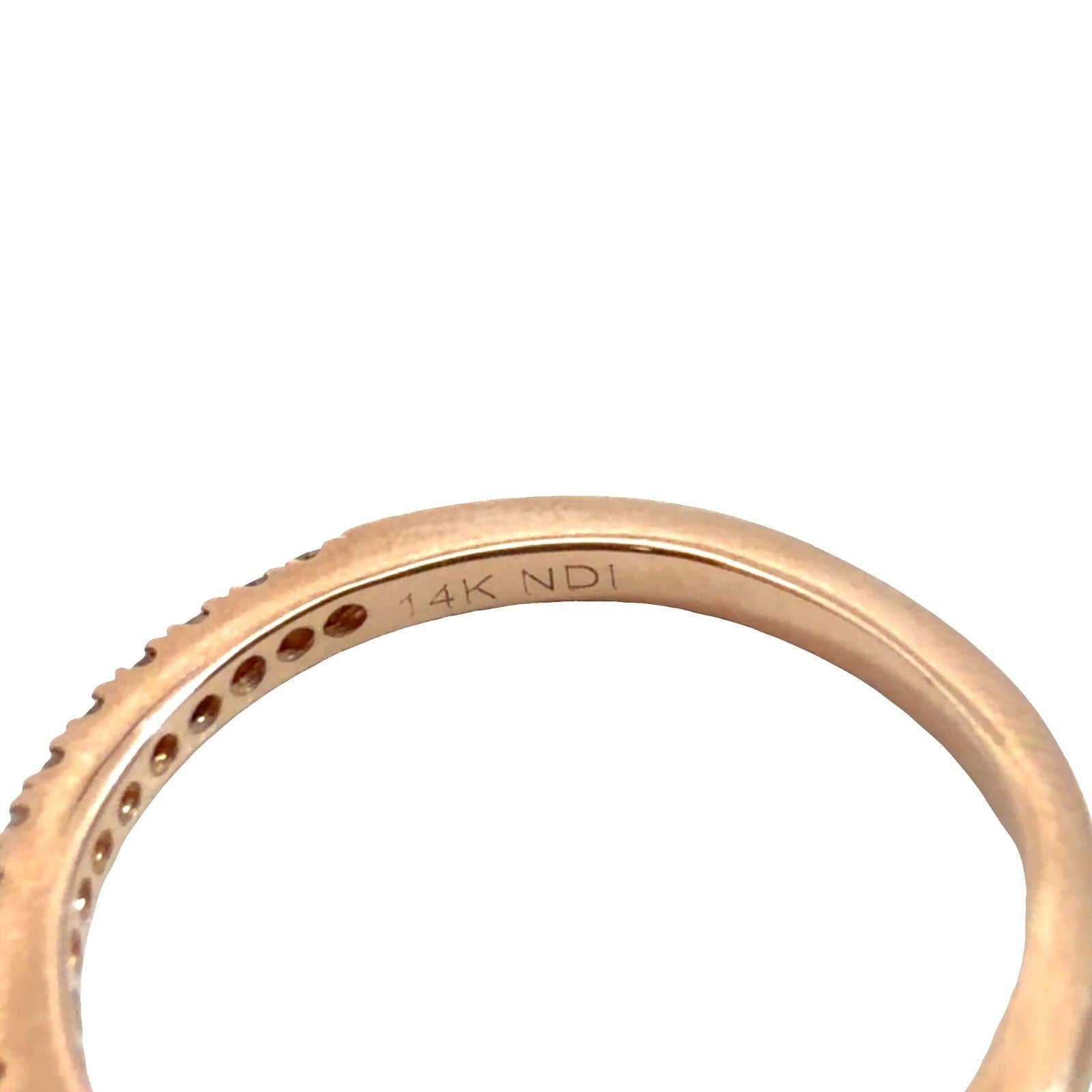 14k Rose Gold Celebration Grand Double Halo 0.88cttw Diamond Bridal Set Size 5.58