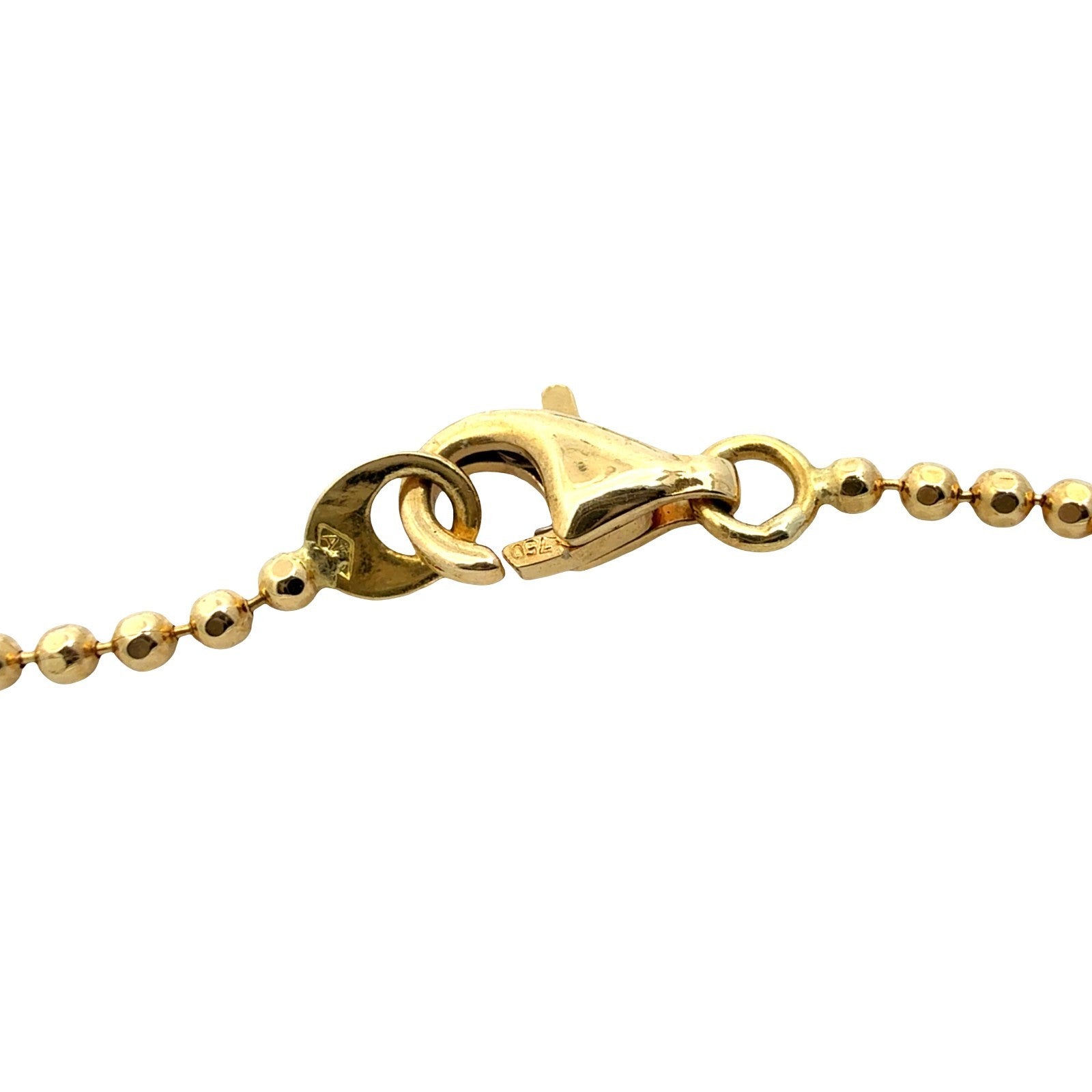 18k Yellow Gold Alternating Multi-Stone Beaded Necklace5