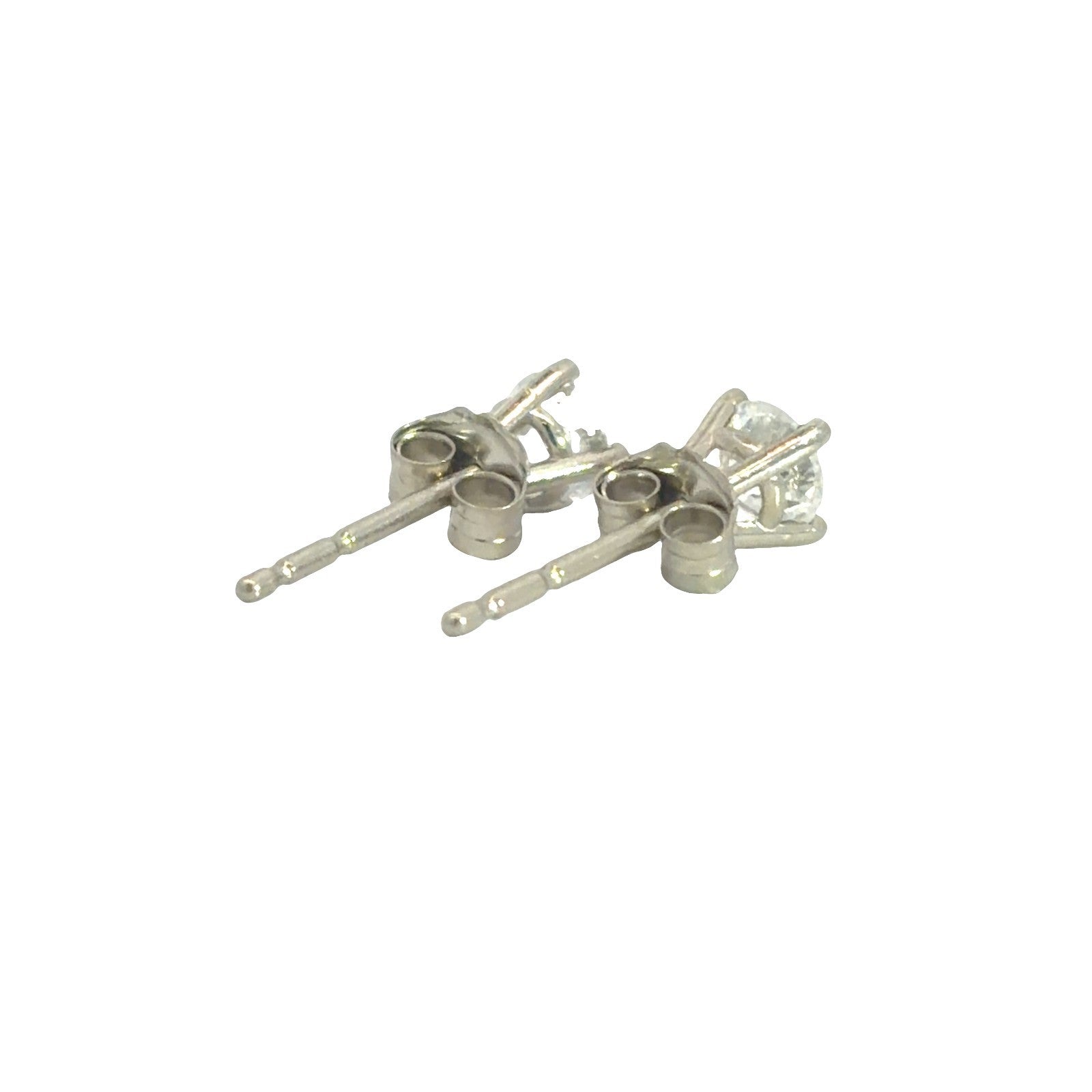 14K White Gold 0.36cttw Lab Created Diamond Stud Earrings1