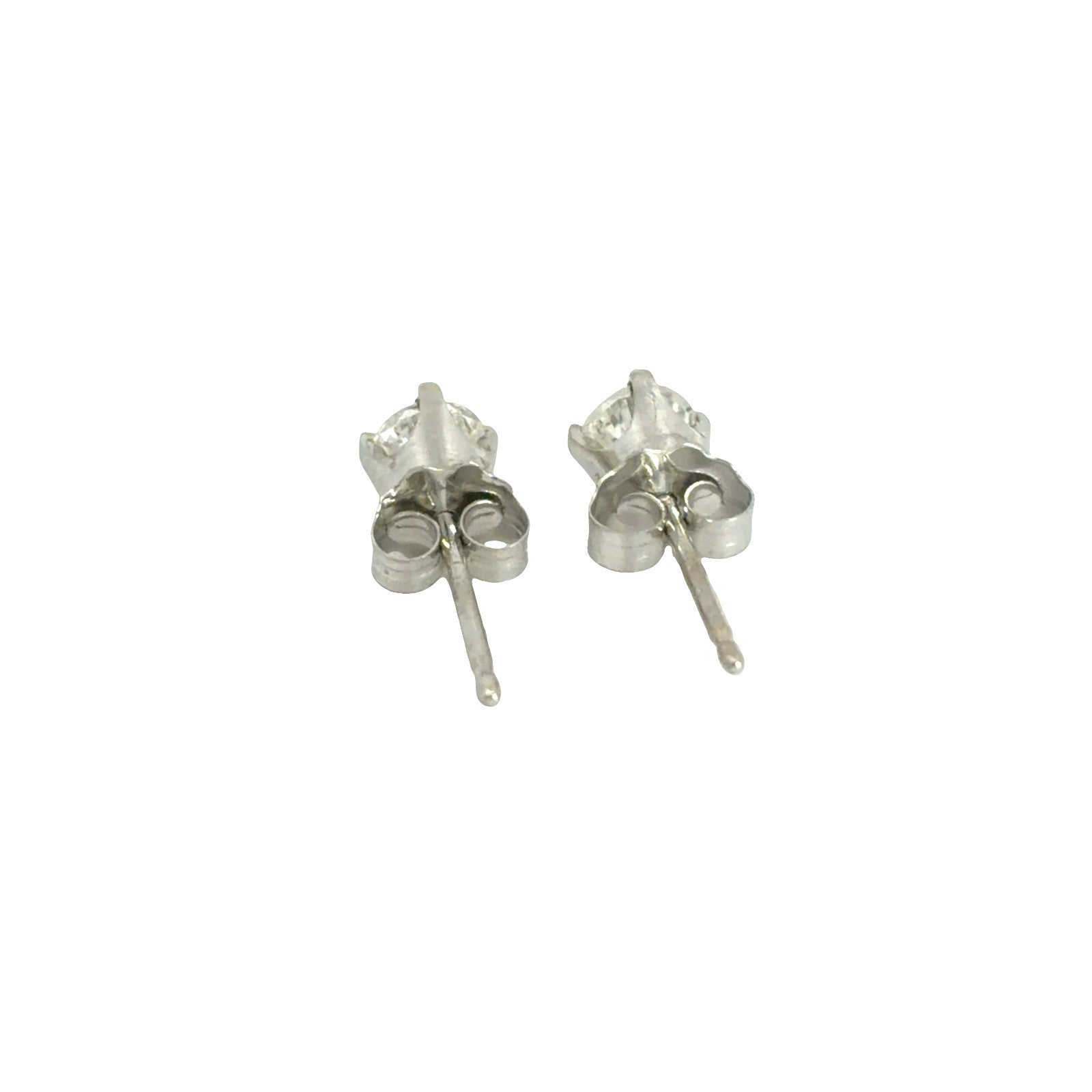 14k White Gold 0.40cttw Diamond Stud Earrings3