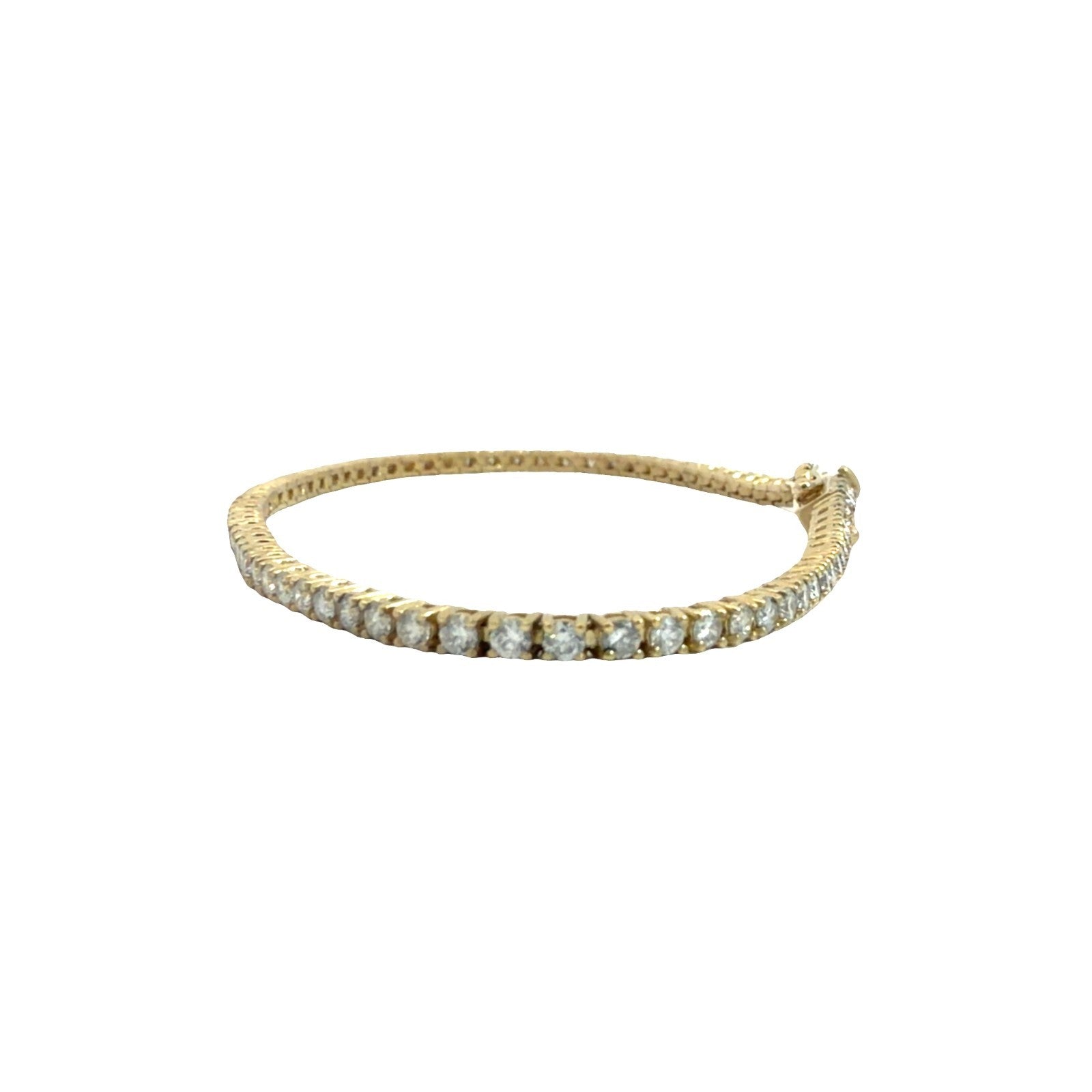 The Jewel Box 14k Yellow Gold 2.30ctw Diamond Tennis Bracelet1
