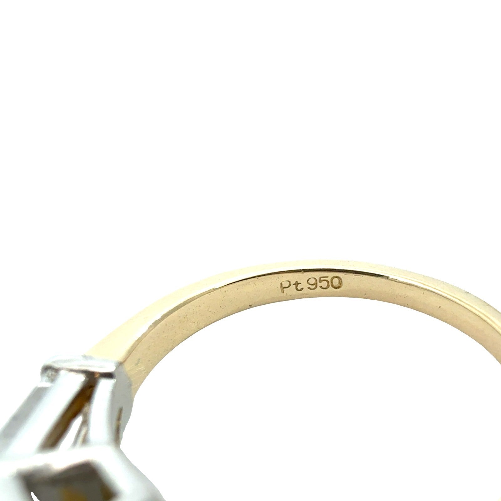 14k Yellow Gold and Platinum 2.73cttw Diamond Three-Stone Engagement Ring7