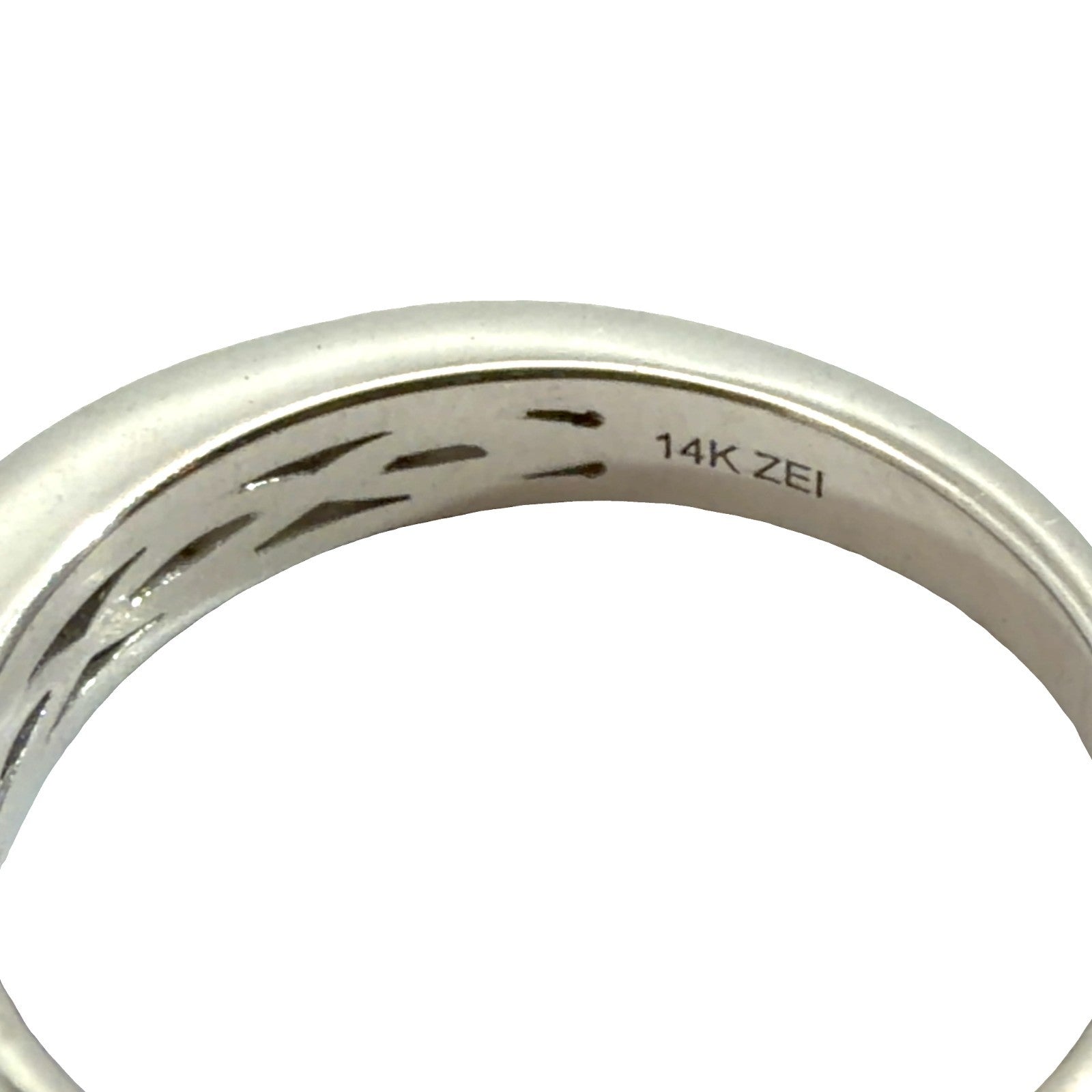 14k White Gold 1.96ctw MultiStone Diamond Wedding Set Size 76