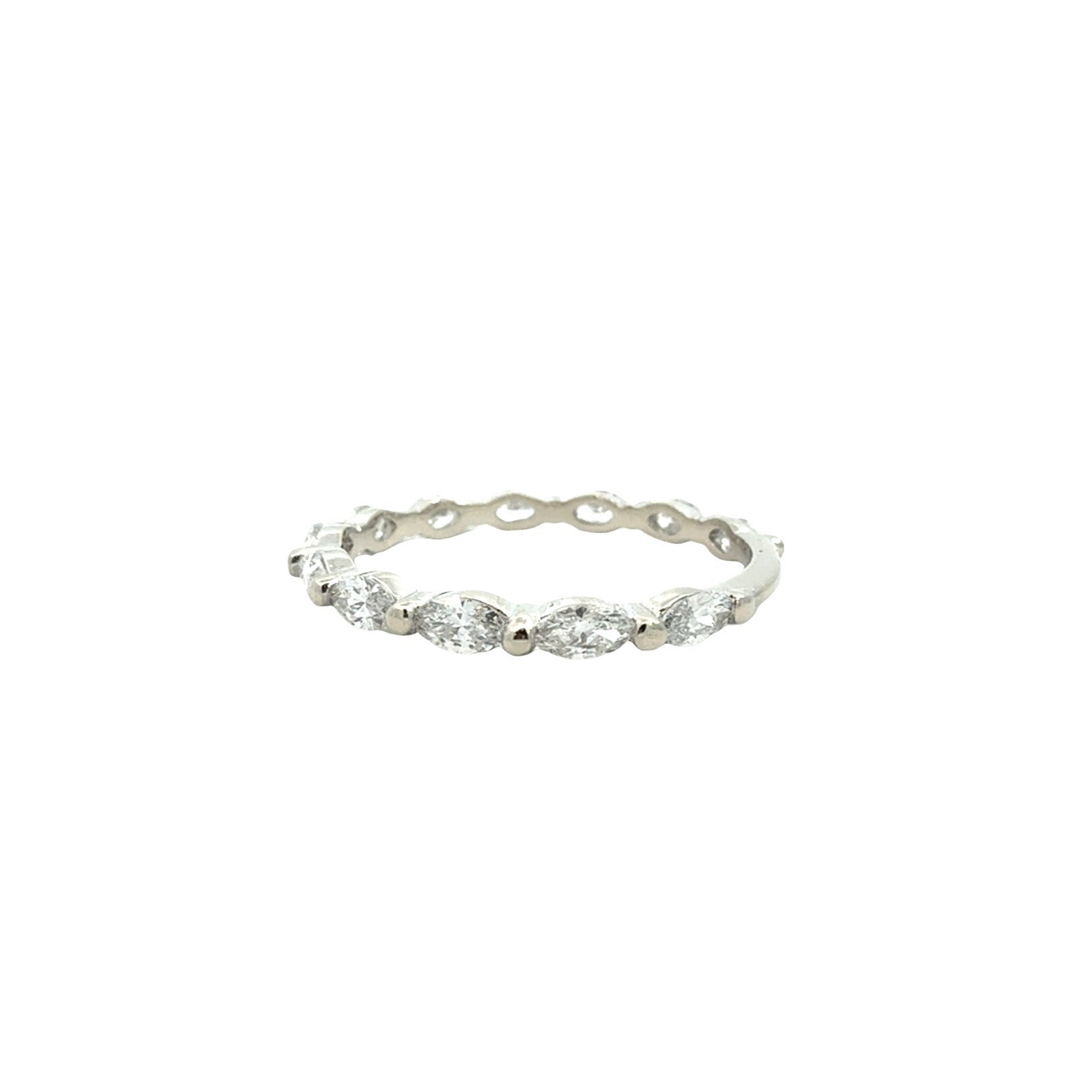 14k White Gold 2.04cttw Oval Halo Diamond Engagement Ring and Band Bridal Set 9