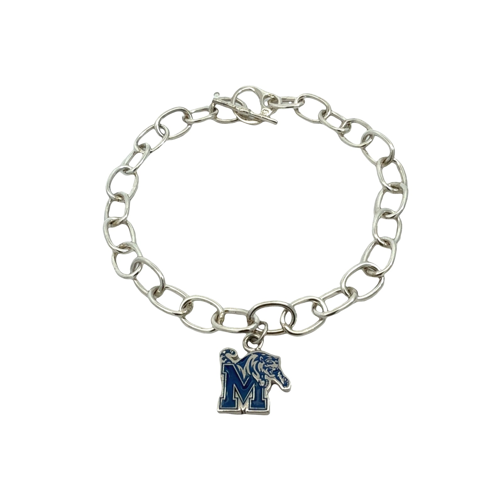 Memphis Tigers Enamel Link Bracelet
