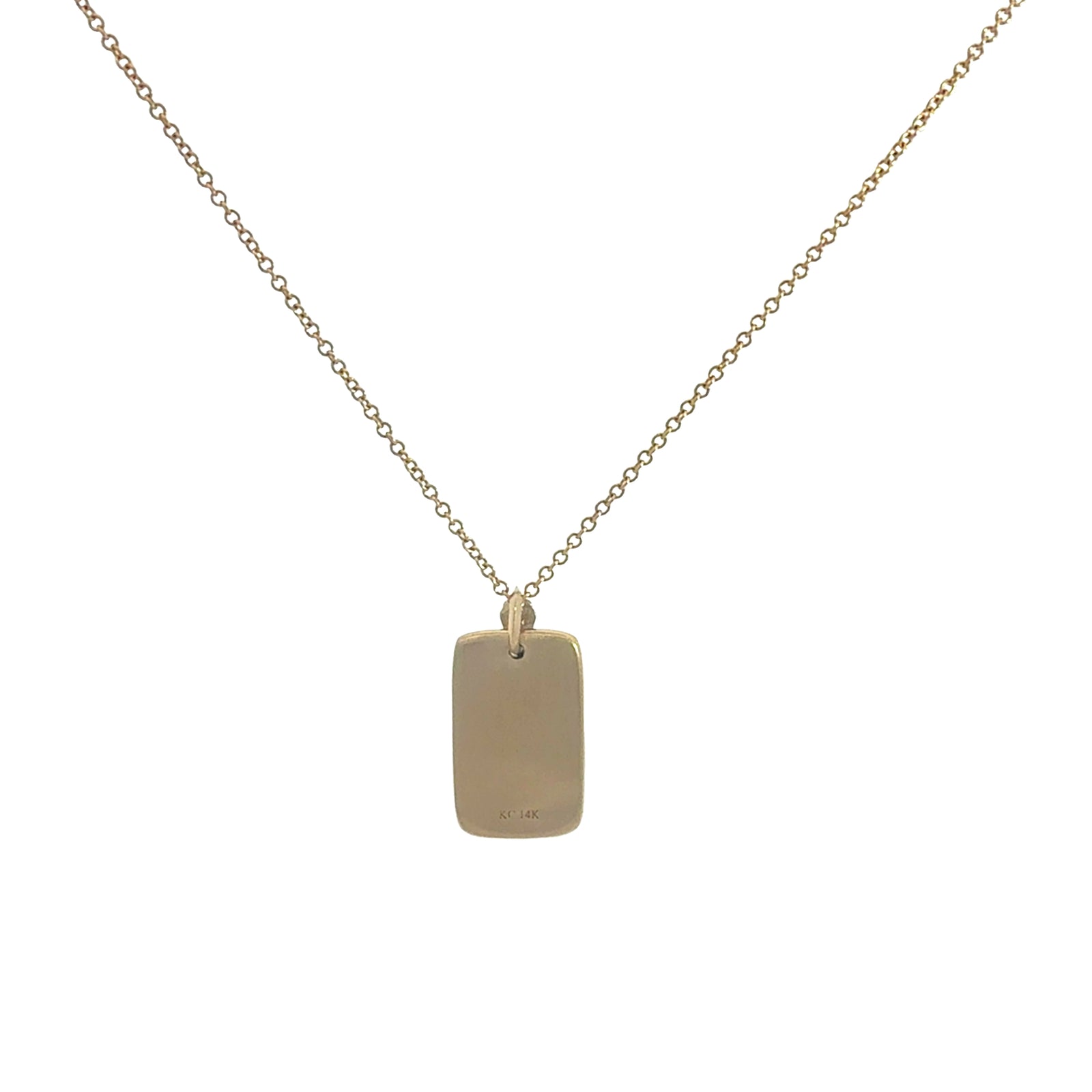 Memphis Tigers 14k Yellow Gold and Diamond Shield Pendant Necklace