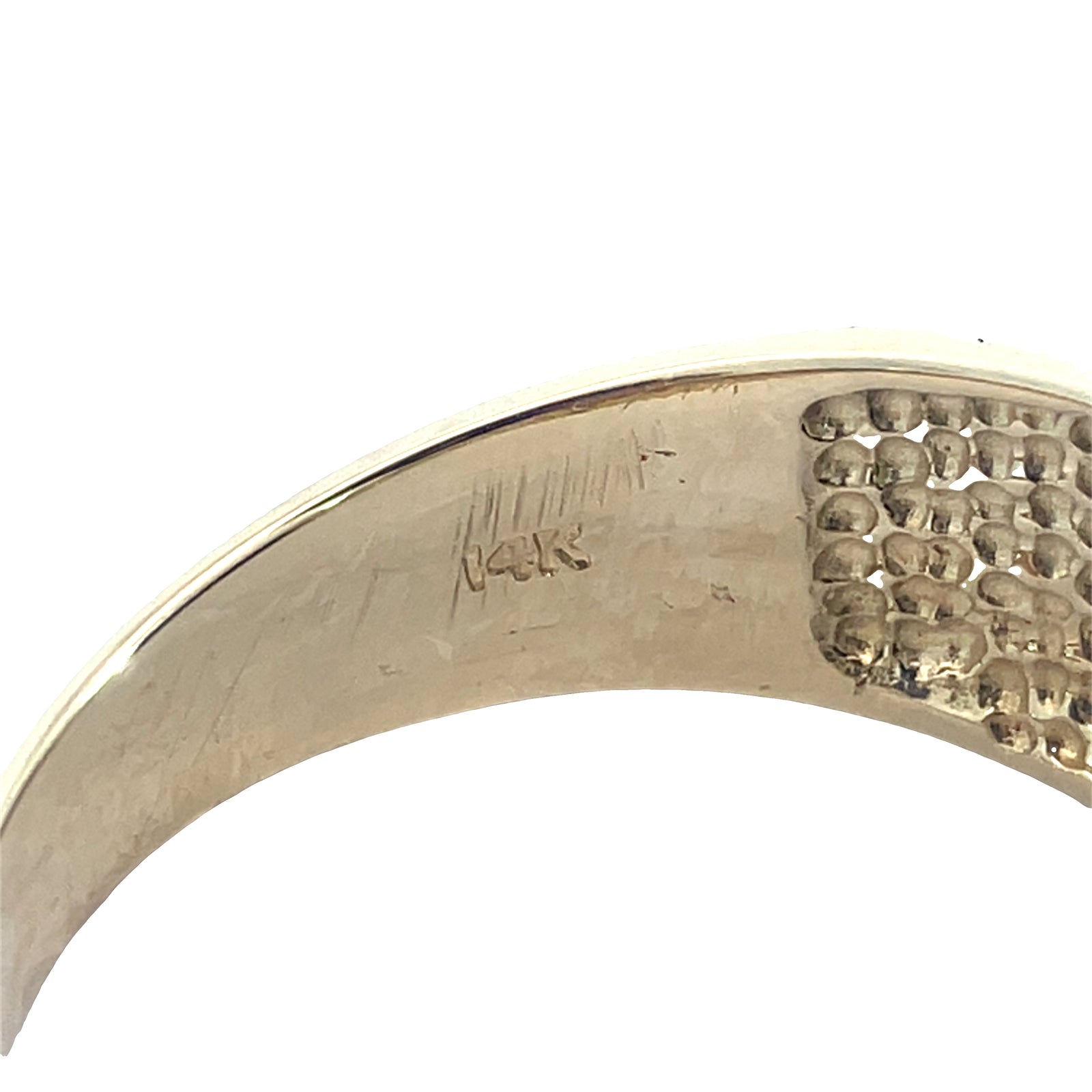 Vintage Men's 14k Yellow Gold Onyx and 0.35 Diamond Signet Ring
