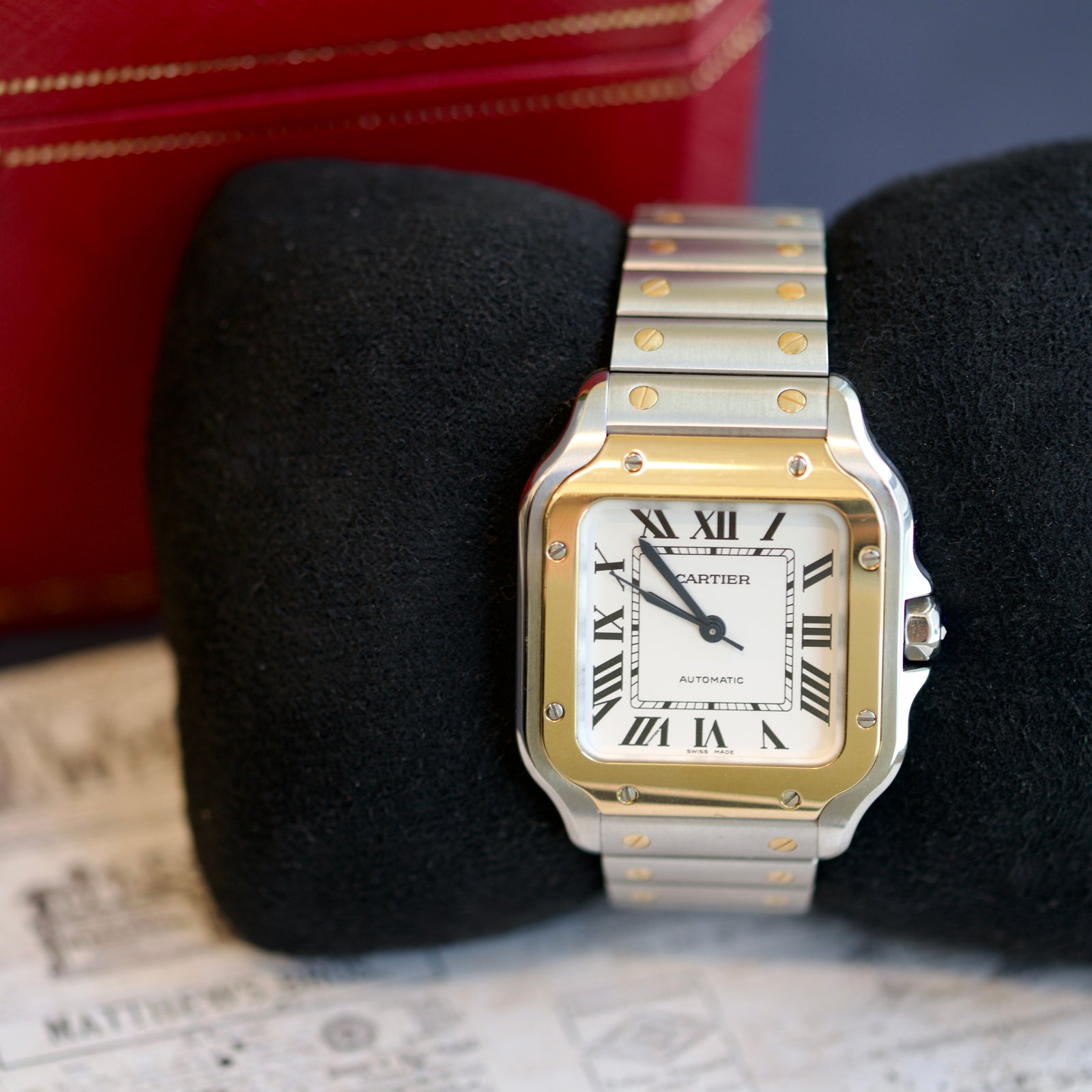 Cartier Santos de Cartier Two-Tone Full Set