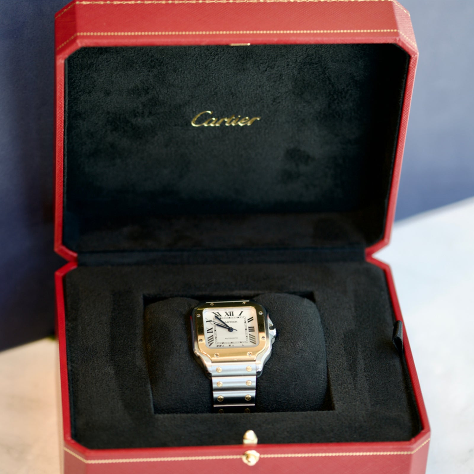 Cartier Santos de Cartier Two-Tone Full Set