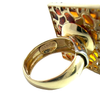 Estate Damas SIDRA Nancy Ajram 18k Yellow Gold Ring