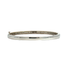 Estate Effy Classique 14k White Gold Diamond Bangle Bracelet