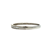 Estate Effy Classique 14k White Gold Diamond Bangle Bracelet