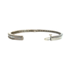 Estate Effy Classique 14k White Gold Diamond Bangle Bracelet