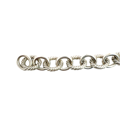 Estate David Yurman Sterling Silver Oval Link Chain Bracelet