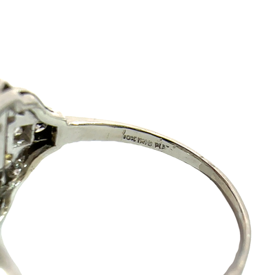 Vintage Platinum Diamond Ring