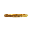 Estate 22k Yellow Gold Patterned Bangle Bracelet