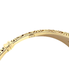 Estate 14k Yellow Gold Floral Patterned Hinge Bracelet