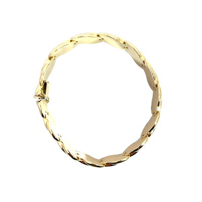 Estate 14k Yellow Gold Fancy Link Bracelet