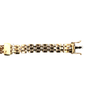 Estate 14k Yellow Gold Knot Sapphire Bracelet