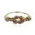 Estate 14k Yellow Gold Knot Sapphire Bracelet