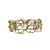 Estate Geometric 18k Yellow Gold Bracelet