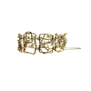 Estate Geometric 18k Yellow Gold Bracelet