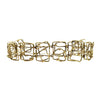 Estate Geometric 18k Yellow Gold Bracelet