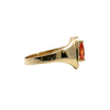 Estate 14k Yellow Gold Orange Sapphire Ring