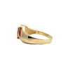 Estate 14k Yellow Gold Orange Sapphire Ring