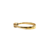 Estate 18k Yellow Gold Emerald Ring