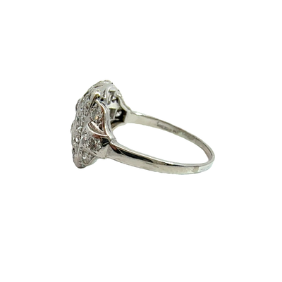 Vintage Platinum Diamond Ring