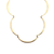 Vintage 14k Yellow Gold Scallop Link Necklace 15"