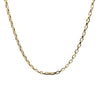 Estate 14k Yellow Gold Lightweight Fancy Link Chain Necklace 20"